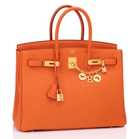 hermes orange birkin|hermes bag orange price.